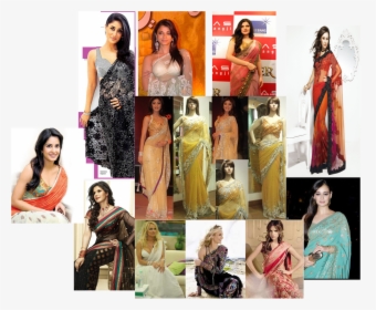 Kareena Kapoor In Saree, HD Png Download, Transparent PNG