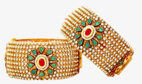 Gold Bracelets Jewellery Png Wedding Bangle - Png Format Jewellery Png, Transparent Png, Transparent PNG