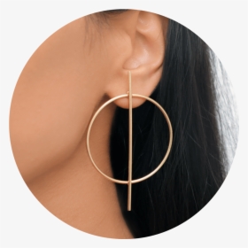 Gold Stick Earrings, HD Png Download, Transparent PNG