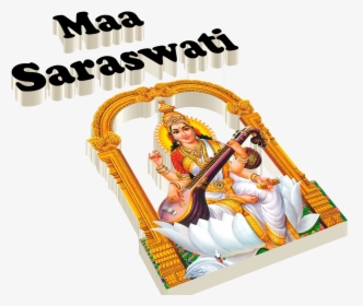 Saraswati Free Background - Poster, HD Png Download, Transparent PNG
