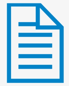 Download As Word - Free Blue Document Icon Transparent, HD Png Download, Transparent PNG