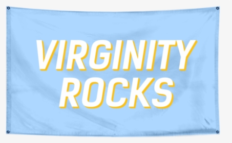 Virginity Rocks Light Blue Wall Flag - Danny Duncan Flag, HD Png Download, Transparent PNG