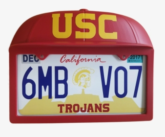 Usc Usc Logo - California License Plate, HD Png Download, Transparent PNG