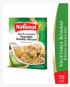National Vegetable Bombay Biryani - National Biryani Masala Range, HD Png Download, Transparent PNG