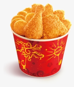 Fried Chicken Bucket Png, Transparent Png, Transparent PNG