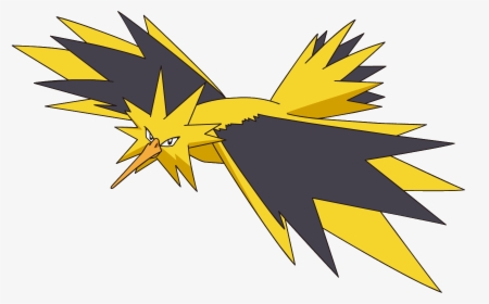 Yellow,clip - Zapdos Png, Transparent Png, Transparent PNG