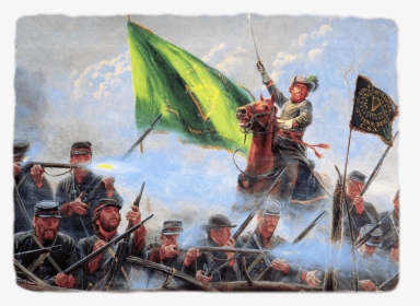Ru Flag Sons Of Erin Csa Irish Flag, Irish Confederate - Sons Of Erin, HD Png Download, Transparent PNG
