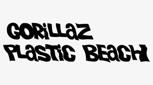 Gorillaz Plastic Beach - Gorillaz Plastic Beach Logo, HD Png Download, Transparent PNG