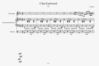 Gorillaz Clint Eastwood Notes, HD Png Download, Transparent PNG