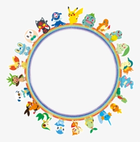 Pokemon Starters Circle, HD Png Download, Transparent PNG