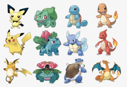 Transparent Squirtle Clipart - Generation Pokemon All Stage, HD Png Download, Transparent PNG