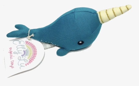 Norman The Narwhal- Organic Stuffed Animal - Coin Purse, HD Png Download, Transparent PNG