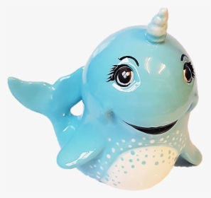 Narwhal Money Bank - Painted Narwhal Pottery, HD Png Download, Transparent PNG