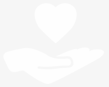 Donate Hand Png White, Transparent Png, Transparent PNG