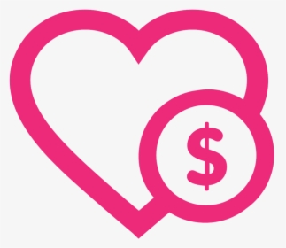 Transparent Moneypng - Donategive Money - Donation - Heart, Png Download, Transparent PNG