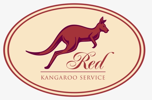 Red Kangaroo Service Logo Png Transparent - Red Kangaroo, Png Download, Transparent PNG