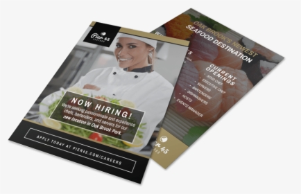 Pier 45 Restaurant Now Hiring Flyer Template Preview - Flyer, HD Png Download, Transparent PNG