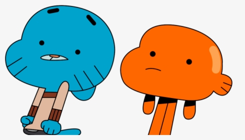 Gumball And Darwin Shocked , Png Download - Tawog Gumball And Darwin, Transparent Png, Transparent PNG