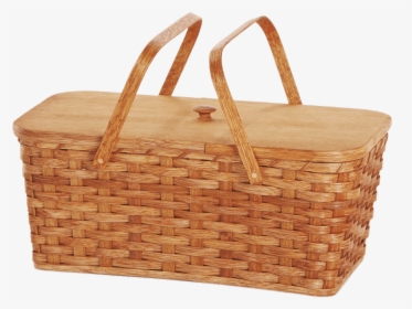 Picnic Basket With Two Handles - Basket, HD Png Download, Transparent PNG