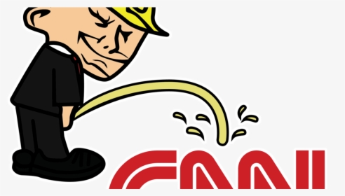 Trump Peeing On Cnn Clipart , Png Download - Trump Peeing On Cnn Sticker, Transparent Png, Transparent PNG