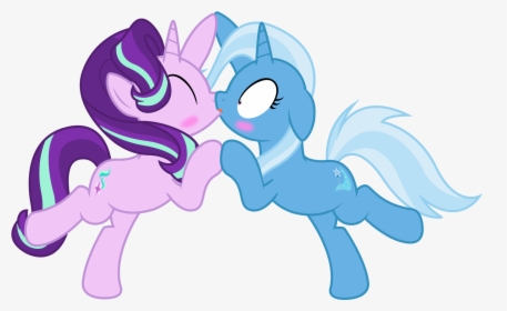 Pose, Road To Friendship, Shipping, Shocked, Simple - Starlight Glimmer Love Kiss, HD Png Download, Transparent PNG
