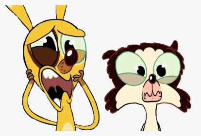 Bagel And Becky Shocked By Bagelandbeckyrules Clipart - Becky And Bagel Poses, HD Png Download, Transparent PNG