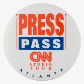 Cnn Press Pass Events Button Museum - Press Badge Cnn, HD Png Download, Transparent PNG