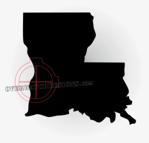 Louisiana State Outline - Louisiana Black And White, HD Png Download ,  Transparent Png Image - PNGitem