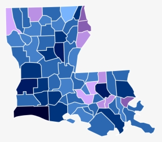 Louisiana Clipart Svg - Louisiana Political Map 2018, HD Png Download, Transparent PNG