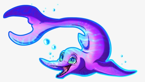 Dolphin Clipart Sunset - Cartoon Amazon River River Dolphin Draw, HD Png Download, Transparent PNG