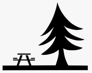 Picnic Table Clip Art Black And White, HD Png Download, Transparent PNG