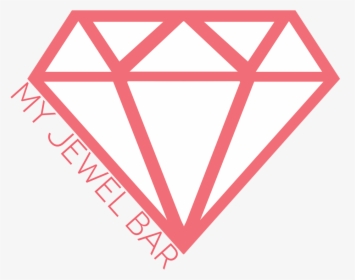 Red Jewel Png , Png Download - Diamond With Crown Drawing, Transparent Png, Transparent PNG