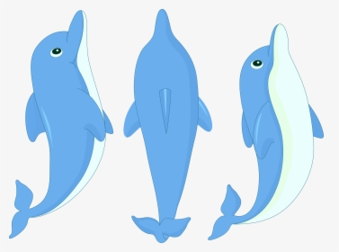 Cartoon Dolphin Clipart At Getdrawings - Cartoon Dolphins, HD Png Download, Transparent PNG