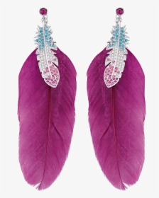 Feather Earrings Png Image - Feather Earring Png, Transparent Png, Transparent PNG