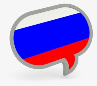 Speech Bubble Icon - Russian Flag Speech Bubble, HD Png Download, Transparent PNG