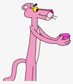 Pink Panther Vector - Pink Panther Diamond Cartoon, HD Png Download, Transparent PNG