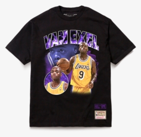 Los Angeles Lakers Tribute Nick Van Exel T-shirt Black - Nick Van Exel Shirt, HD Png Download, Transparent PNG