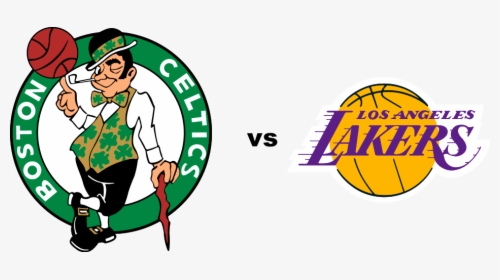 Celtics Vs Lakers Logos, HD Png Download, Transparent PNG