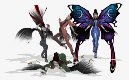 Wing,fictional Character,graphic Design,art - Bayonetta 3 Fan Art, HD Png Download, Transparent PNG