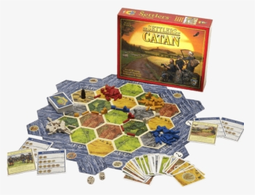 Board-game - Settlers Of Catan Board Game, HD Png Download, Transparent PNG