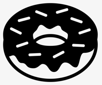 Donut Svg Emoji Doughnut Clipart Black And White - Donut Clipart Black And White, HD Png Download, Transparent PNG