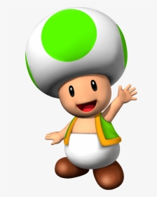 Super Mario Green Toad, HD Png Download, Transparent PNG