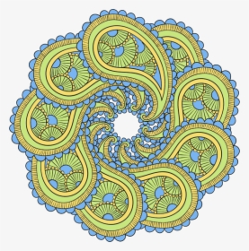 Paisley Mandala - Illustration, HD Png Download, Transparent PNG