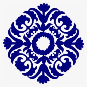 Paisley Tile Navy Blue Svg Clip Arts - Islamic Design Png, Transparent Png, Transparent PNG
