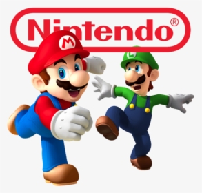 Super Mario On The Iphone Will Turn Nintendo Around - Nintendo Logo With Mario, HD Png Download, Transparent PNG