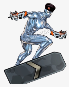 Silver Surfer Transparent, HD Png Download, Transparent PNG