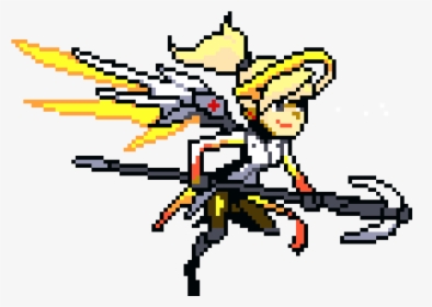 Transparent Spray Png - Overwatch Mercy Pixel Spray, Png Download, Transparent PNG