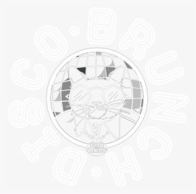 Disco Brunch Logo White - Illustration, HD Png Download, Transparent PNG
