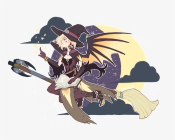 #witch Mercy #mercy Bruja #mercy #halloween #overwatch - Overwatch Mercy The Witch, HD Png Download, Transparent PNG