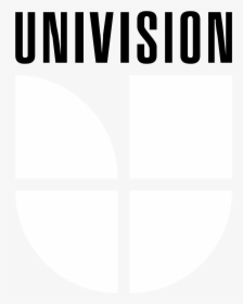 Univision Logo Black And White - Univision White Logo, HD Png Download, Transparent PNG